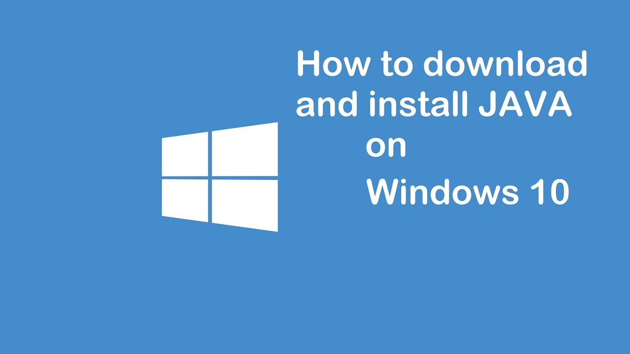 install jre windows 10